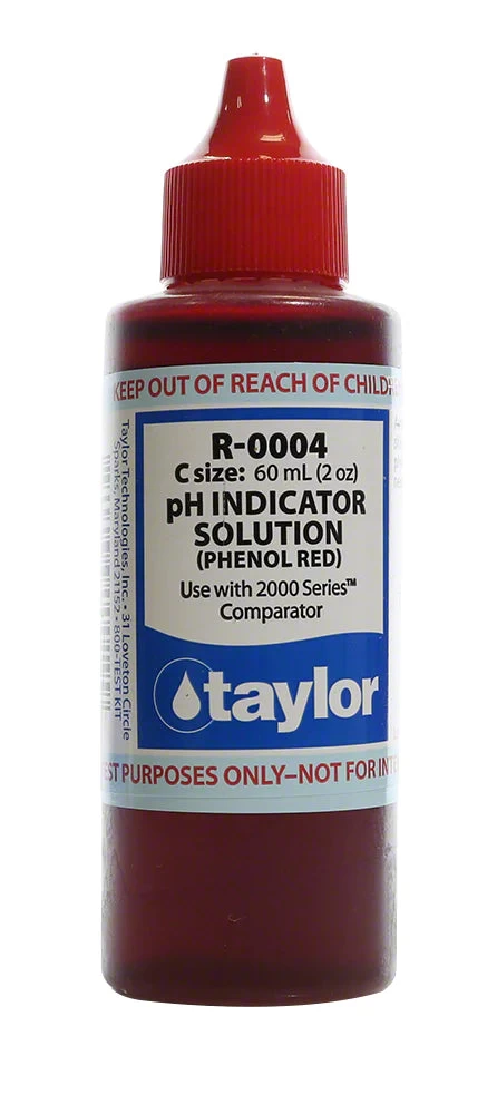 Taylor PH Indicator #4 - 2 Oz. (60 ML) Dropper Bottle - R-0004-C 1 Taylor PH Indicator #4 - 2 Oz. (60 ML) Dropper Bottle - R-0004-C