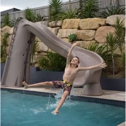 S.R. Smith Turbo Twister Pool Slide Sandstone Right Curve -Swimming Pool Supplies 321bdb1d7dda48c1bb245dae20f450d5 3c9095ef 325e 4027 90a1 a129c621206e