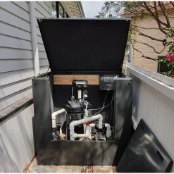 Acoustic Box Pump & Filter Enclosure (Backless) - 1350mm Wide -Swimming Pool Supplies Acoustic Box Pump Filter Enclosure Backless 1350mm Wide The Acoustic Box 3