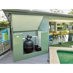 Acoustic Box Pump & Filter Enclosure (Backless) - 1650mm Wide -Swimming Pool Supplies Acoustic Box Pump Filter Enclosure Backless 1650mm Wide The Acoustic Box 3