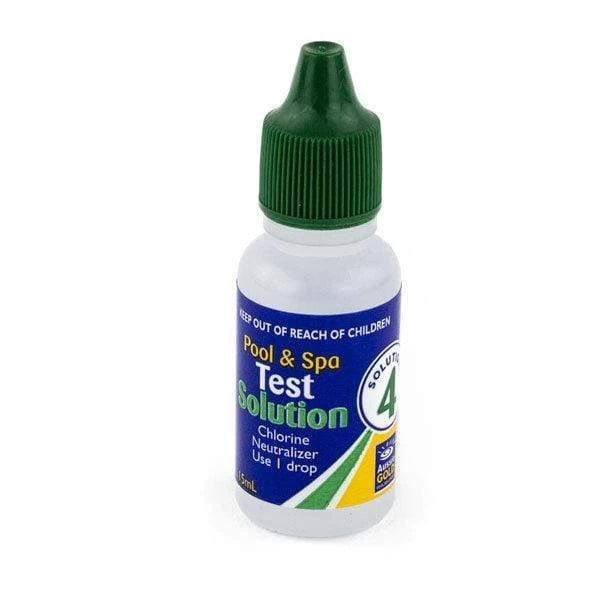 Universal Test Kit Reagent No.4 Chlorine Neutraliser Solution 15ml 1 Universal Test Kit Reagent No.4 Chlorine Neutraliser Solution 15ml