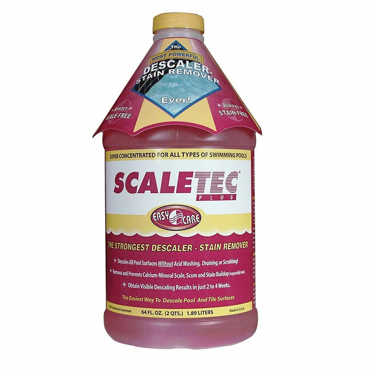 Easy Care Scaletec Plus - Scale, Stain & Calcium Remover 1.89L 1 Easy Care Scaletec Plus - Scale, Stain & Calcium Remover 1.89L