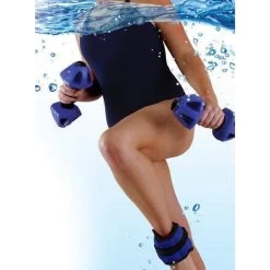 Life Fitness Kit Pool Ankle Weights & Dumbbells