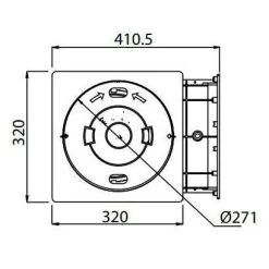 Paramount SP5000 Skimmer Box Extended Throat - Fibreglass / Round Rim -Swimming Pool Supplies Paramount SP5000 Skimmer Box Extended Throat Fibreglass Round Rim Paramount 4