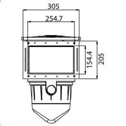 Paramount SP5000 Skimmer Box -Swimming Pool Supplies Paramount SP5000 Skimmer Box Paramount 3