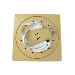Poolrite Deck Lid Beige Square Dress Ring & Key