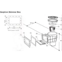 Quiptron Skimmer Box - Fibreglass Pools -Swimming Pool Supplies Quiptron Skimmer Box Fibreglass Pools Quiptron 4