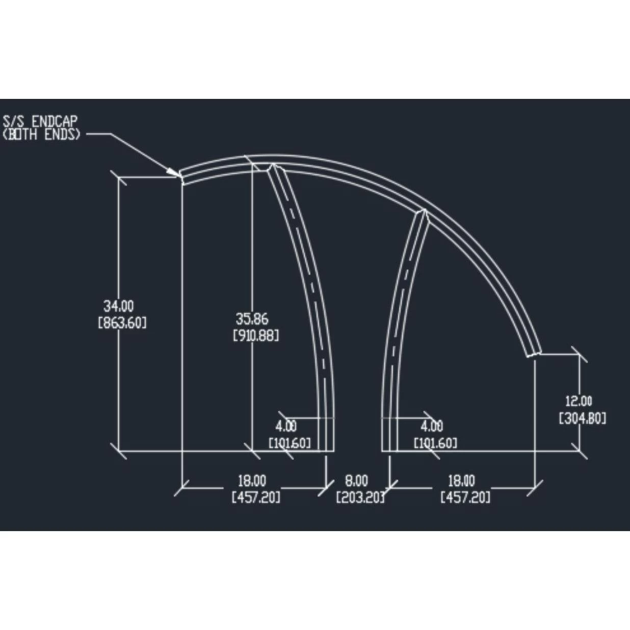 S.R. Smith Artisan Hand Rail Single Flanged 3 S.R. Smith Artisan Hand Rail Single Flanged - Image 3