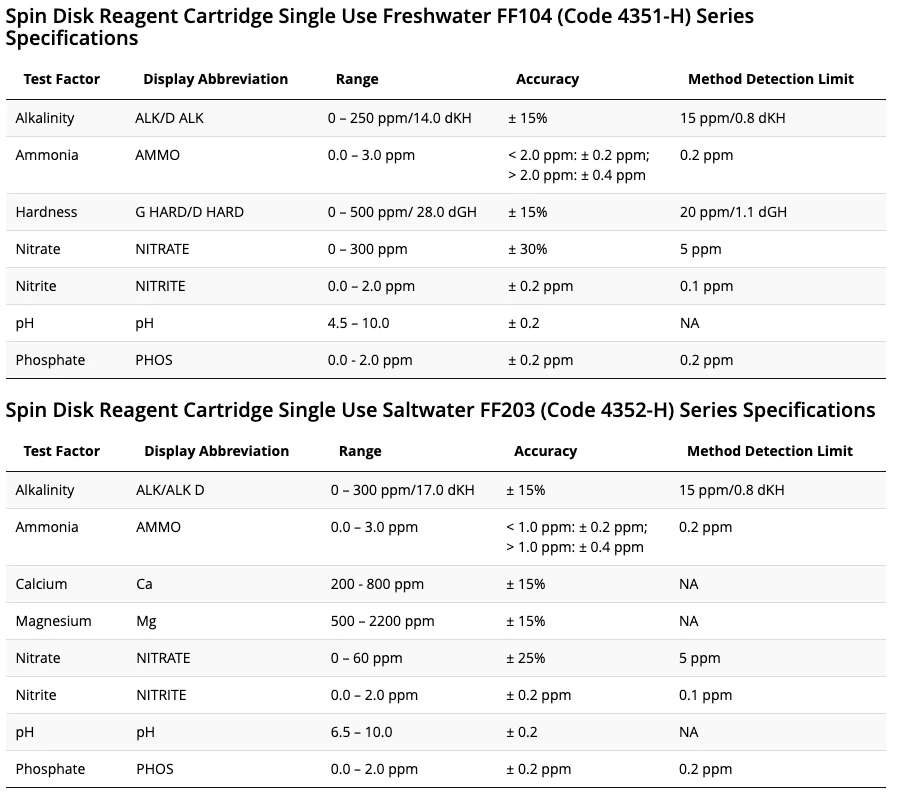 LaMotte Water Link Spin Touch FX Aquarium Fresh & Salt Fish Farm Photometer Test Kit 2 LaMotte Water Link Spin Touch FX Aquarium Fresh & Salt Fish Farm Photometer Test Kit - Image 2