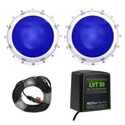 Spa Electrics Photon GK Kit 2 X Blue LED Light + Transformer + 20m Cable