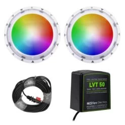 Spa Electrics Photon GK Kit 2 X Multi PLUS Colour LED Light + Transformer + 20m Cable