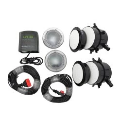 Spa Electrics Quantum WN Kit 2 X Multi Colour LED Light + Transformer + 20m Cable