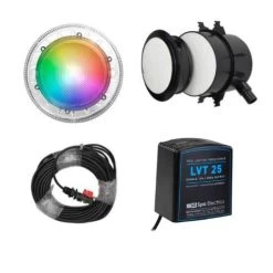 Spa Electrics Quantum WN Kit Multi PLUS Colour LED Light + Transformer + 20m Cable