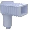Poolrite Skimmer Box InnoSkim Concrete Extended Throat White