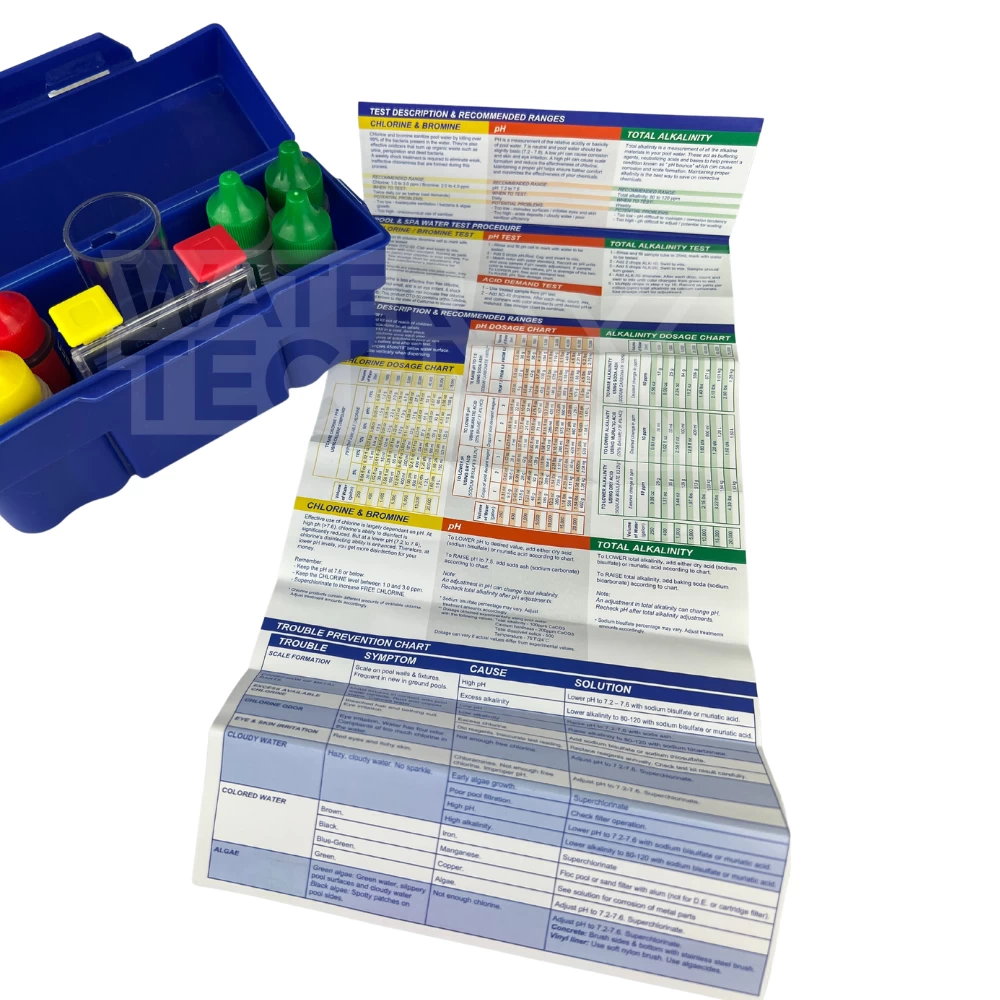Water TechniX Pool & Spa Test Kit - 5 In 1 12 Water TechniX Pool & Spa Test Kit - 5 In 1 - Image 12