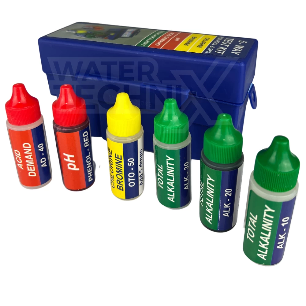 Water TechniX Pool & Spa Test Kit - 5 In 1 6 Water TechniX Pool & Spa Test Kit - 5 In 1 - Image 6