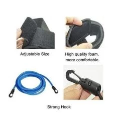 Water TechniX Swim Trainer Pool Fitness Resistance Belt -Swimming Pool Supplies Water TechniX Swim Trainer Pool Resistance Belt Tether Water TechniX 5