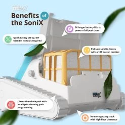 Water TechniX SoniX SX11 Cordless Robotic Pool Cleaner -Swimming Pool Supplies WaterTechniXEquipmentInfographics 17ece6b8 387e 46fa bd97 1c588c495711
