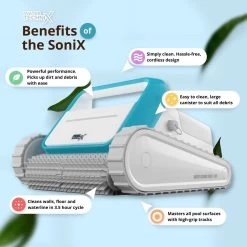 Water TechniX SoniX SX11 Cordless Robotic Pool Cleaner -Swimming Pool Supplies WaterTechniXEquipmentInfographics 1 8bc0587e 4d0c 4cda 8bff f5b351c9d0bc