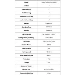 Water TechniX SoniX SX11 Cordless Robotic Pool Cleaner -Swimming Pool Supplies WaterTechniXSoniXRobotic