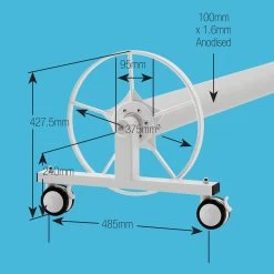Daisy LP Pool Cover Roller -Swimming Pool Supplies cHJvZHVjdHMvbHAvOTEzMzEtcm9sbGVyLWRpbWVuc2lvbnMtaW1hZ2VzLWZvci13ZWJzaXRlLS0tbHAucG5n