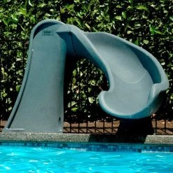 S.R. Smith Cyclone Pool Slide Right Curve Grey