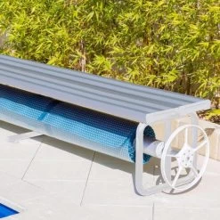 Daisy Under Bench Pool Cover Roller - Standard -Swimming Pool Supplies daisy under bench pool cover roller clear anodised standard 2215 01 0806dd72 3d09 4648 905c f3e3a9dfe52d
