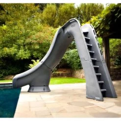 S.R. Smith Typhoon Pool Slide Grey Left Curve